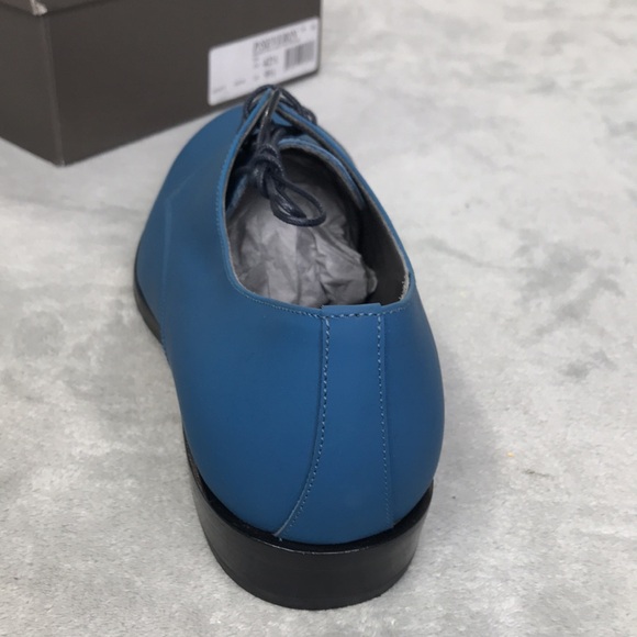 Robert Clergerie Men\'s  Blue Leather Lace Up Shoes New in Box Size 9.5 main image 14